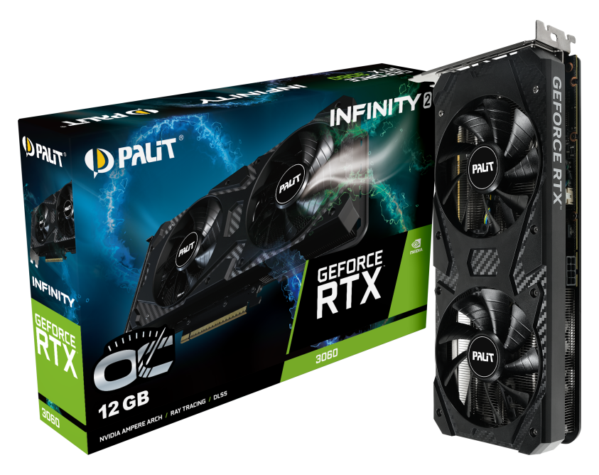 Palit GeForce RTX 3060 Infinity 2 OC, 12GB