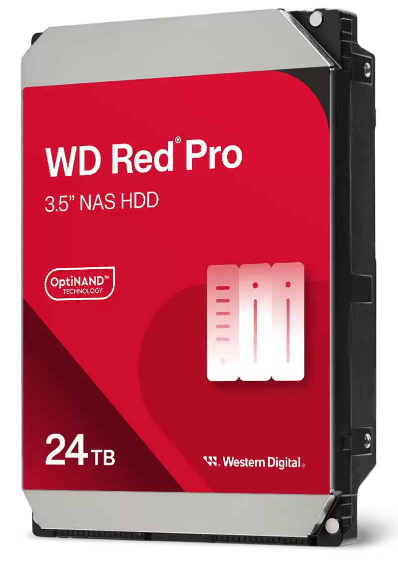 Western Digital WD Red Pro NAS 24TB HDD, WD241KFGX