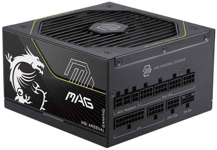 MSI MAG A1000PLS PCIE5 1000W Power Supply