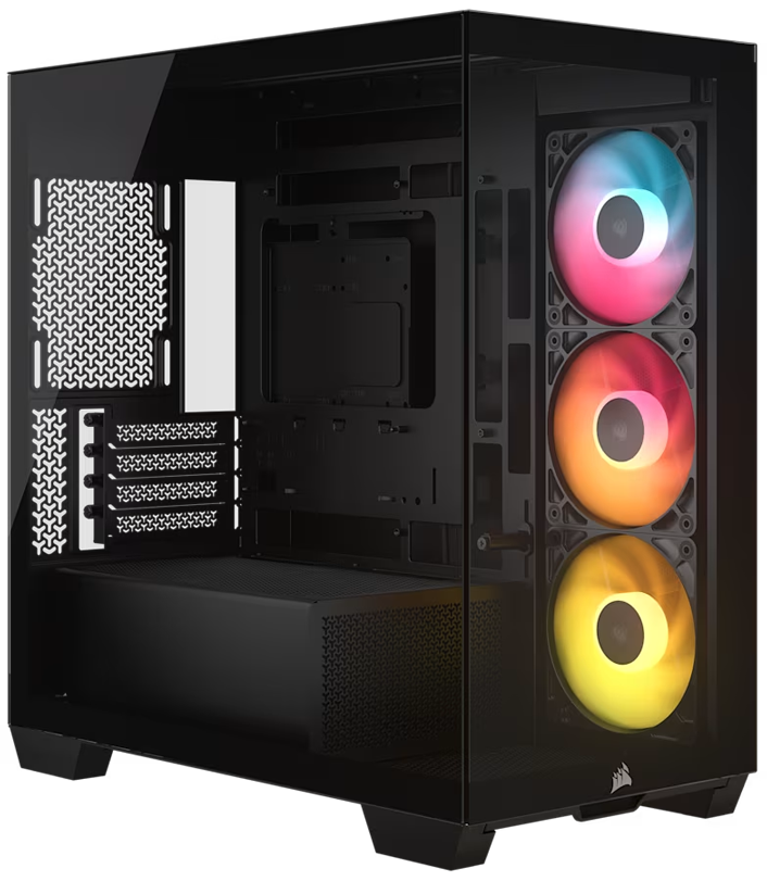 Corsair 2800X RS-R ARGB Micro ATX Case, Tempered Glass Side Panels, NO PSU