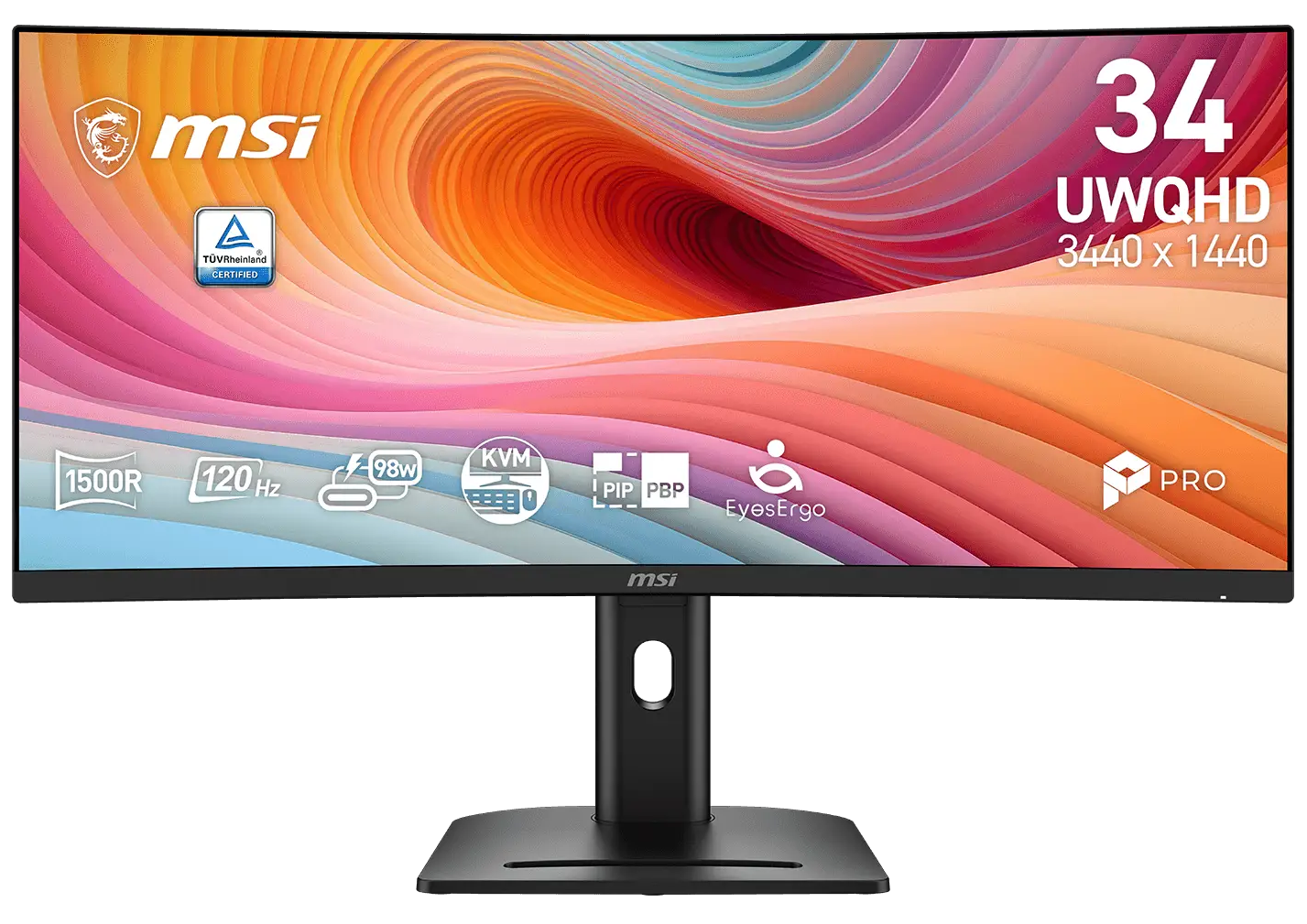 MSI PRO MP341CQPHG E12 34inch 120Hz UWQHD VA Curved Monitor