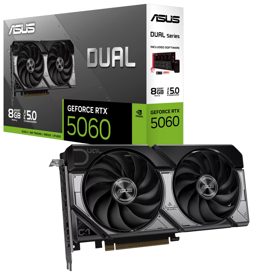ASUS Dual GeForce RTX 5060, 8GB