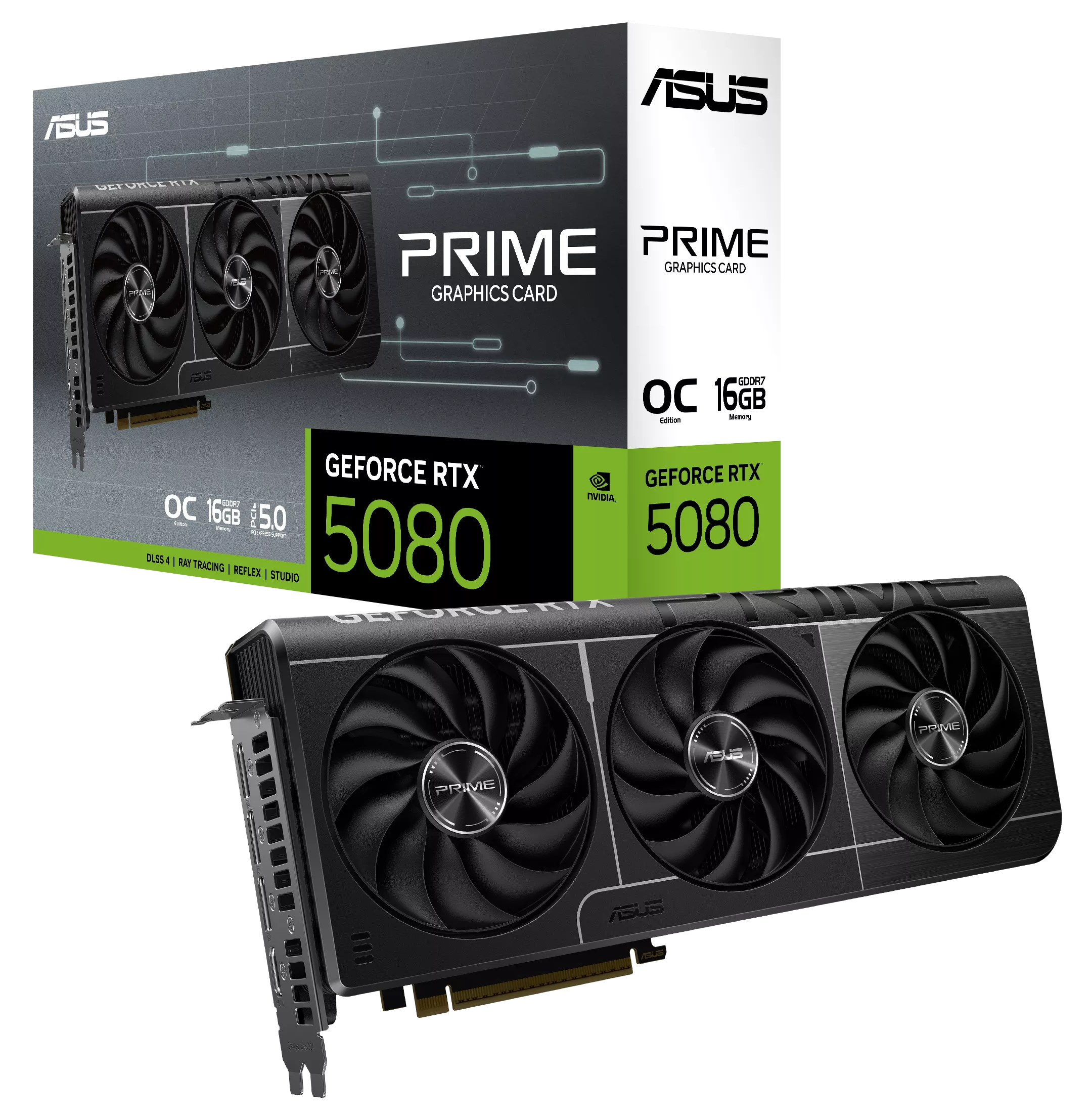 ASUS PRIME GeForce RTX 5080 EVO 16GB GDDR7 OC Edition