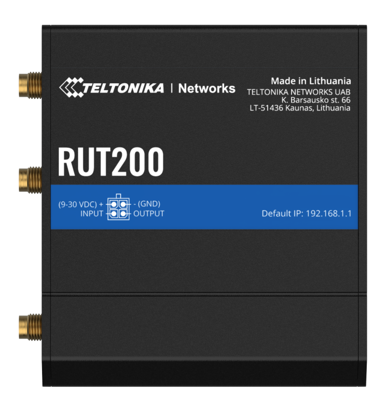 Teltonika RUT200 Industrial 4G Router